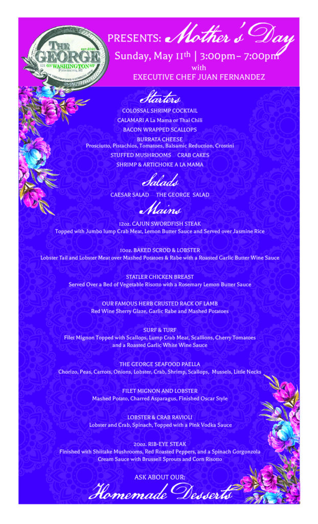 Mothers Day at the George in Providence 2025